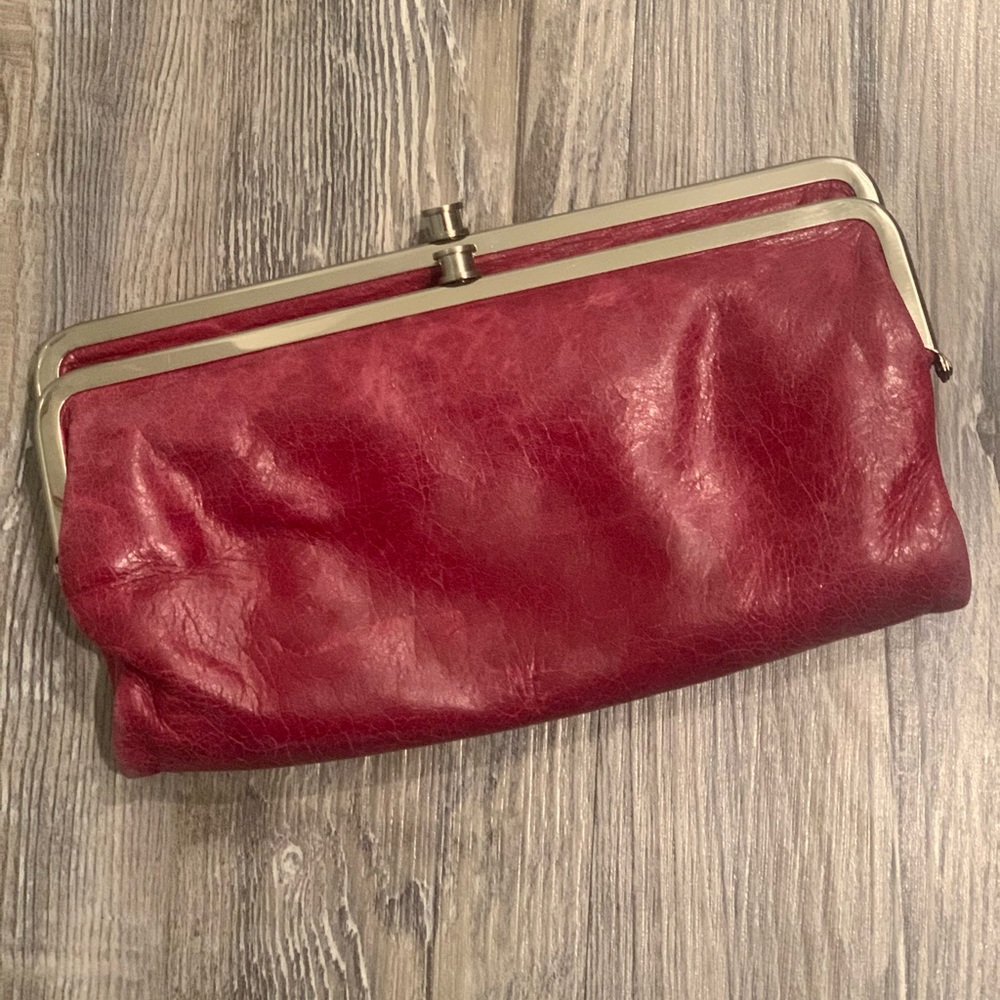 Cranberry Hobo wallet